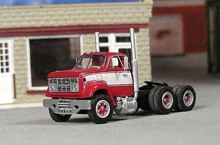 1971-1977 Chevrolet C-90 Tandem-Axle Tractor w/High Cab & Short Hood - Resin K -- Undecorated, HO, SYLVAN SCALE MODELS V378