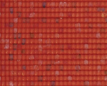 Patterned Sheets - Roofing - Spanish Tile - .020 x 7 x 12` pkg(2) -- .087` Red Tiles, HO, Plastruct Inc 91638