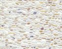 Patterned Sheets - Stone - Field Stone - .020 x 7 x 12` pkg(2) -- .250` Beige Stones, HO, Plastruct Inc 91563