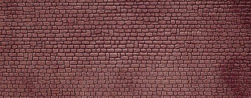 Decorative Stone Sheets -- Sandstone (red), HO, Faller Gmbh 170806