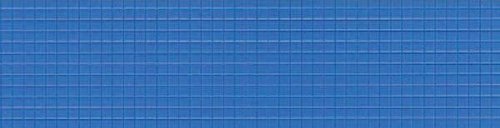 Small Square Tile Wall -- Blue 3-3/4 x 3-3/4′ 9.5 x 9.5cm pkg(3), HO, Preiser Kg 19619