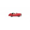 1967-1971 Mercedes-Benz 280 SE Convertible - Assembed -- Red, HO, Wiking 15303