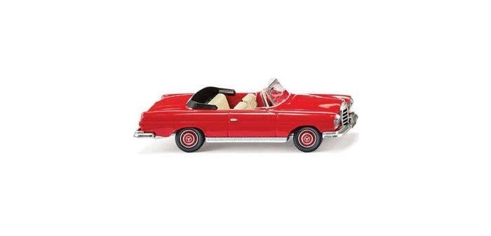 1967-1971 Mercedes-Benz 280 SE Convertible - Assembed -- Red, HO, Wiking 15303