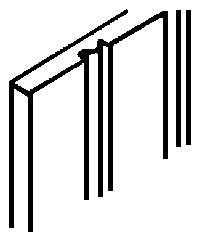 Bead & Board Siding -- 1/4′, I, Northeastern Scale Lumber 385