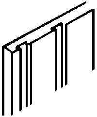 Novelty Siding -- 1/16 x 3-1/2 x 24′, I, Northeastern Scale Lumber 390