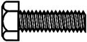 2-56 Brass Hex Head Machine Screws -- 1/4 x .086′ .64 x .22cm pkg(12), All Scales, Walthers Tools & Screws 1153