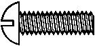 Nylon Round Head Machine Screws pkg(12) -- 2-56 5/8 x .086′ 1.59 x .22cm, All Scales, Walthers Tools & Screws 1177