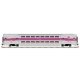 Multi-Level Commuter Cab Car - Ready to Run -- Massachusetts Bay Transportation Authority 1815 (silver, purple), N, Atlas Model 