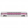 Multi-Level Commuter Cab Car - Ready to Run -- Massachusetts Bay Transportation Authority 1815 (silver, purple), N, Atlas Model 