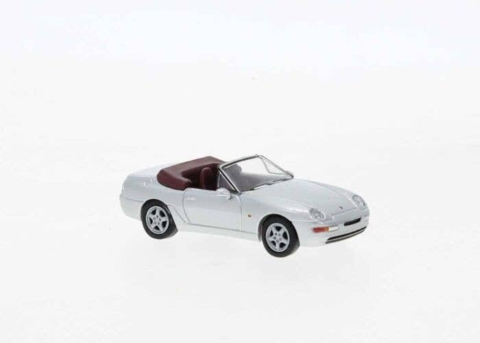 1991 Porsche 968 Convertible - Assembled -- Silver, HO, Brekina Automodelle PCX870181