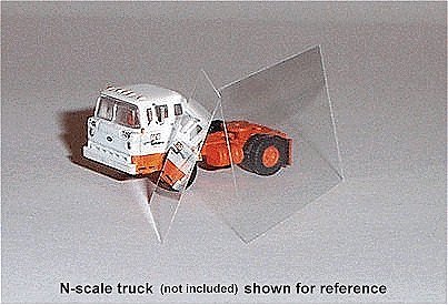 .005` Thick Plate Glass -- .85 x .85` 2.16 x 2.16cm pkg(8), All Scales, Ngineering N70038