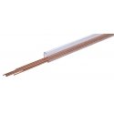 Phosphor-Bronze Wire - 8` 20.3cm Long -- .025` .06cm Diameter pkg(12), All Scales, Tichy Train Group 1104
