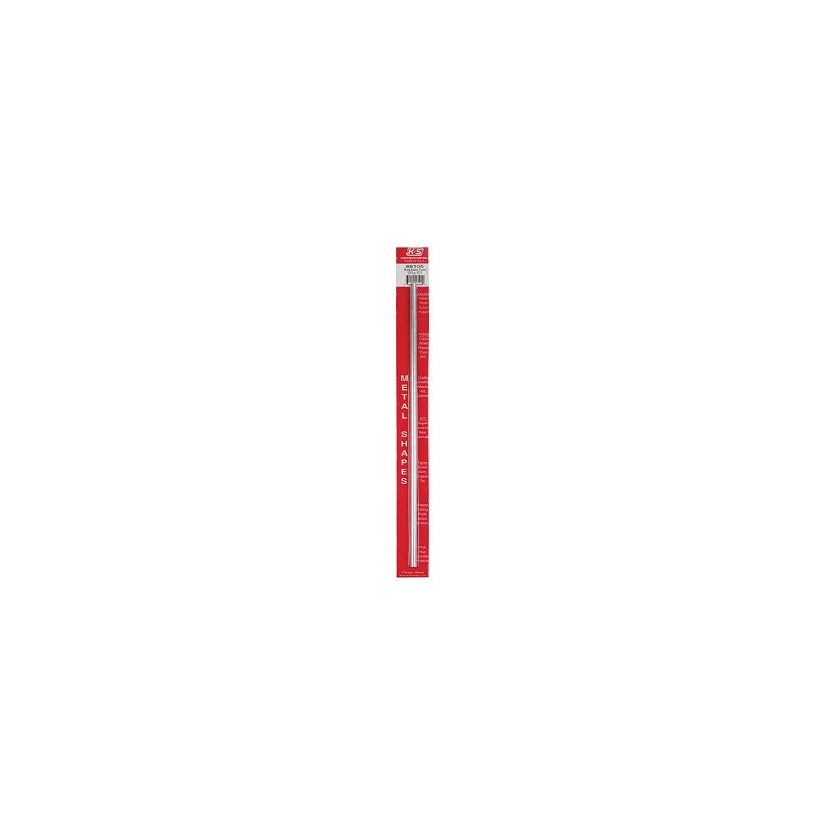 Aluminum Tube - 12` 30cm Long -- 7/32` 5.56mm OD, All Scales, K & S Engineering 8105