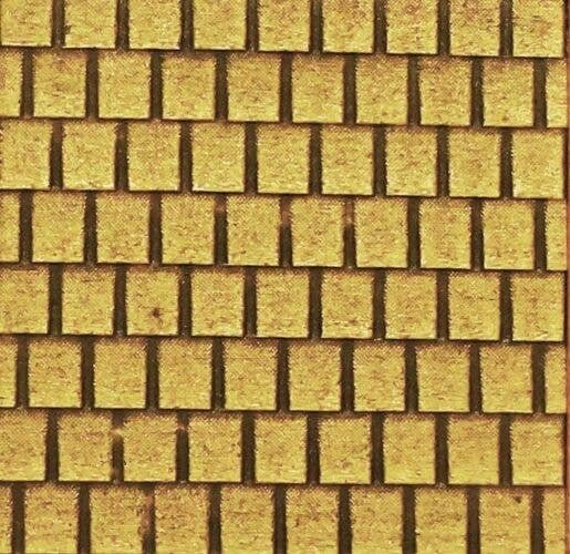 Shake Shingle Roof Sheet -- Medium for HO Scale: 3-3/4 x 12′ 9.5 x 30.5cm, All Scales, Chooch Enterprises 8922