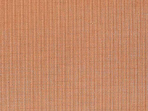 Structured Flexible 3-D Texture Sheet -- Red Roofing Tile 11 x 3-15/16′ 28 x 10cm, HO, NOCH 60355