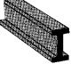 ABS I Beam -- 1/16 x 10′ .16 x 25.4cm pkg(10), HO, Plastruct Inc 90021
