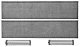 Prefab Steel Warehouse Walls (Gray 18 x 80′) & Downspouts pkg(2), HO, Pikestuff 1011
