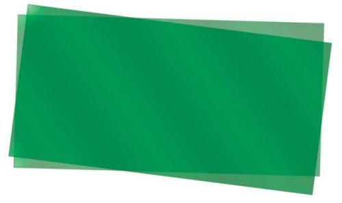 Transpartent Sheets pkg(2) - .010 x 6 x 12′ .025 x 15.2 x 30.5cm -- Green, All Scales, Evergreen Scale Models 9903