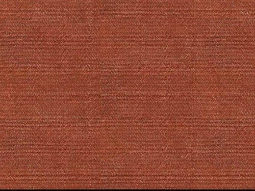 Printed Cardstock 3-D Texture Sheet -- Clinker Brick Wall 9-13/16 x 4-15/16′ 25 x 12.5cm, N, Noch Gmbh & Co 56910