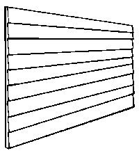 Clapboard -- 1/4` x 12` Long, HO, Northeastern Scale Lumber 394