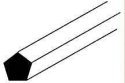 Styrene Pentagon Rod -- Each .050 1.27mm Diameter x 10′ 25.4cm Long pkg(10), All Scales, Plastruct Inc 90834
