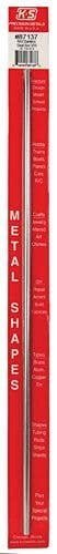 Stainless Steel Rod - 12` 30cm Long -- 3/16` 4.76mm Diameter, All Scales, K & S Engineering 87137