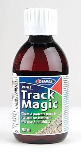 Track Magic Liquid Track Cleaner -- 8-1/2oz 250mL, All Scales, Deluxe Materials Ltd AC26