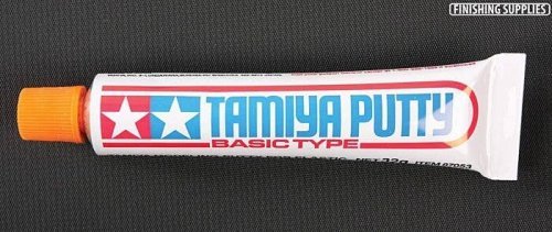 Basic Type Putty -- 1.13oz 32g Tube (gray), All Scales, Tamiya Paints 87053