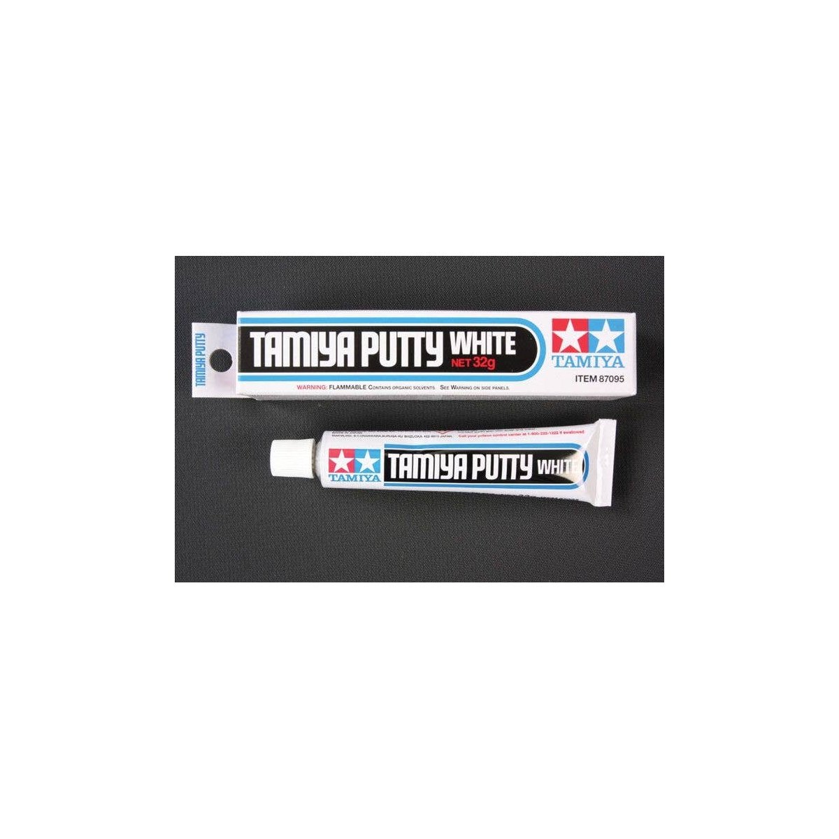 Basic Type Putty -- 1.13oz 32g Tube (white), All Scales, Tamiya Paints 87095