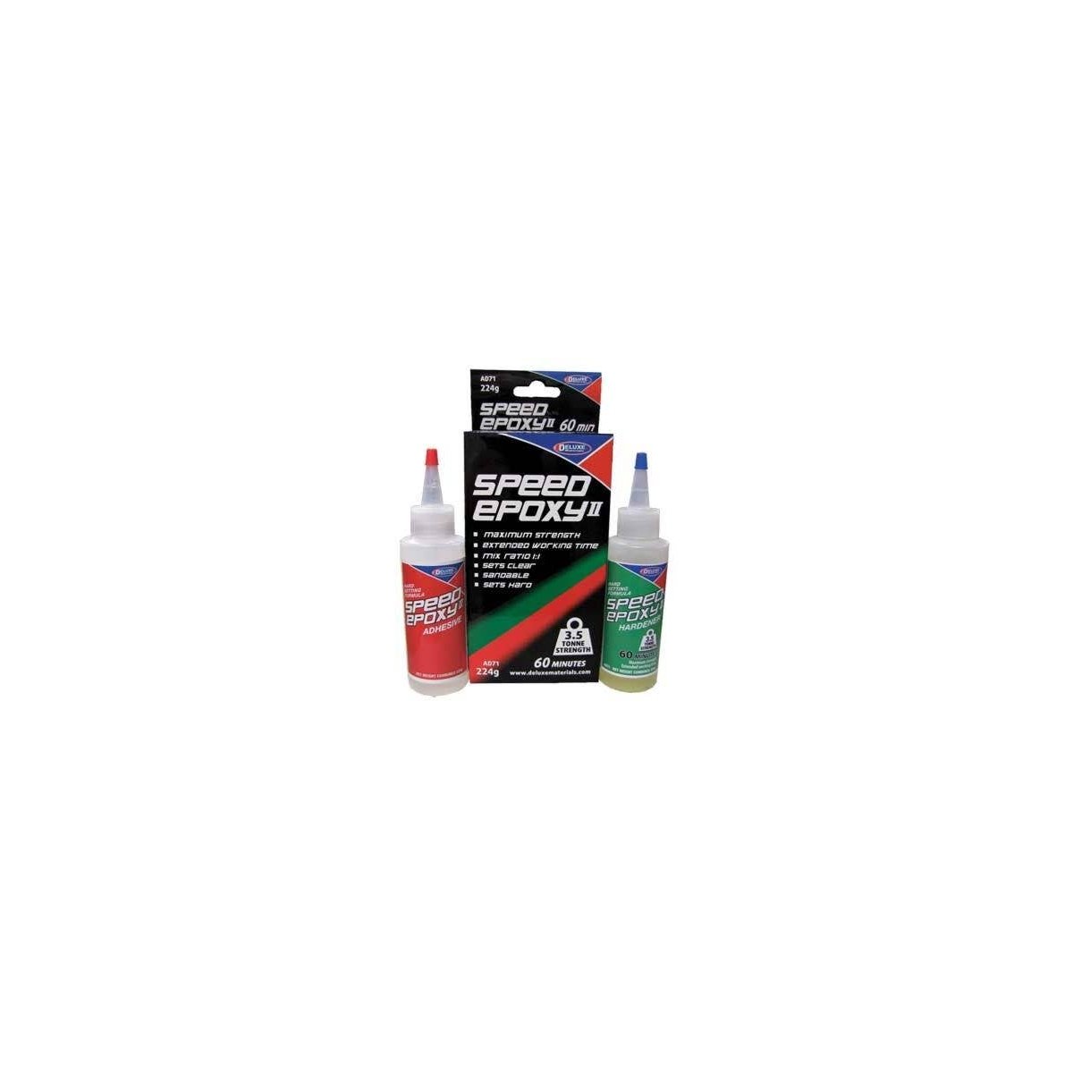 Speed Epoxy II - 60-Minute Set Time -- 7-9/16oz 224g, All Scales, Deluxe Materials Ltd AD71