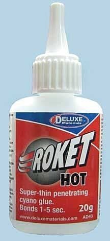Roket Hot CA -- Super Thin .7oz 20g, All Scales, Deluxe Materials Ltd AD43