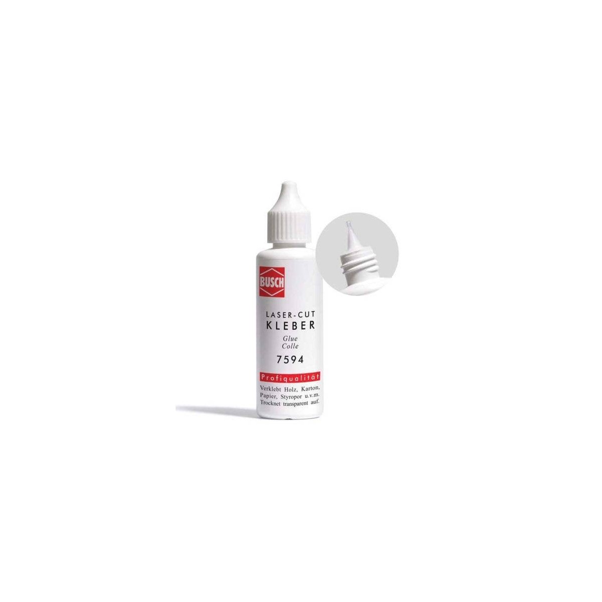 Laser-Cut Glue -- 1.8oz 50g, All Scales, Busch Gmbh & Co Kg 7594