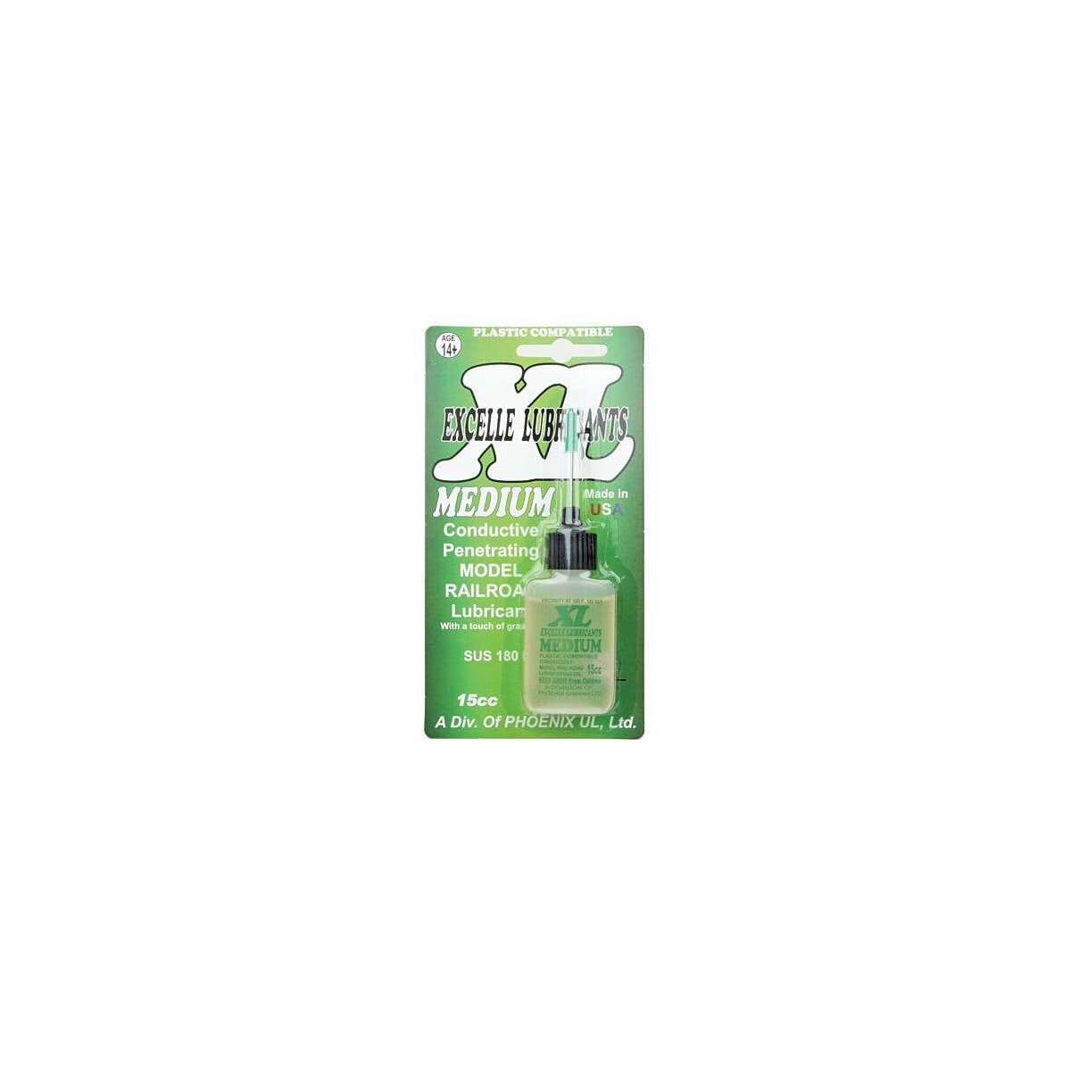 XL Medium Oil -- 1/2oz 14.8mL, All Scales, Excelle Lubricants 180