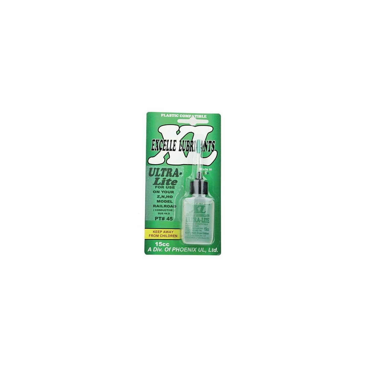 XL Lubricant - 1/2oz 14.8mL -- Ultra-Lite, All Scales, Excelle Lubricants 45