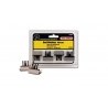 Dust Monkeys(TM) Axle-Mounted Track Cleaner Pads -- Tidy Track(TM) pkg(4), HO, Woodland Scenics 4571