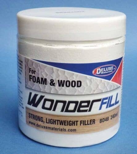 Wonderfill Foam & Wood Filler -- 8.1oz 240mL, All Scales, Deluxe Materials Ltd BD48