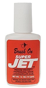 Super Jet(TM) Adhesive -- Brush-On 1/2oz, All Scales, CGM Enterprises 771