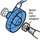 Tire Adapter w/O-Ring, All Scales, Badger Air Brush Co 50029