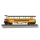 Open-Sided Excursion Car with Seats - Ready-to-Run - Silver Series(R) -- Roaring Camp & Big Trees, HO, Bachmann Industries 17402