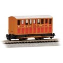 Talyllyn Carriage Passenger Car - Ready to Run -- Car 1 (wood), HOn30, Bachmann Industries 77502