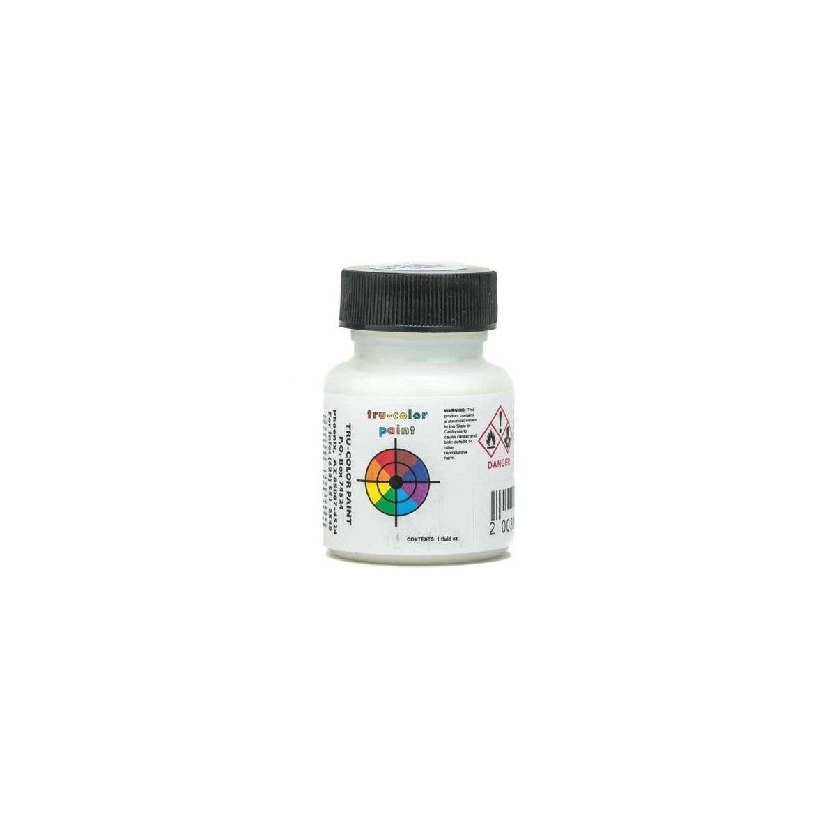 Railroad Color Acrylic Paints - 1oz 29.6mL -- Weathered White, All Scales, Tru-Color Paint 359