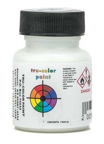 Railroad Color Acrylic Paints - 1oz 29.6mL -- Weathered White, All Scales, Tru-Color Paint 359