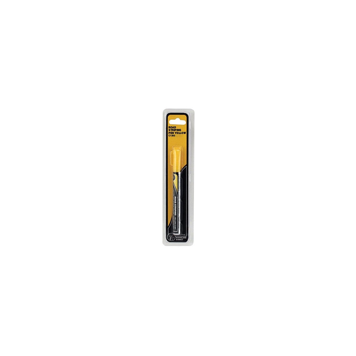 Road Striping Pen -- Yellow, All Scales, Woodland Scenics 1292