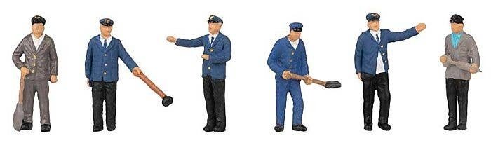 German Railway Depot Staff -- pkg(6), HO, Faller Gmbh 151706