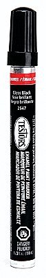 Enamel Paint Markers - 1/3oz 9.9mL -- Black (Gloss), All Scales, Testor Corp 2547