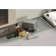 Small Car Covered Trailer - Assembled -- Gray, HO, Faller Gmbh 180864