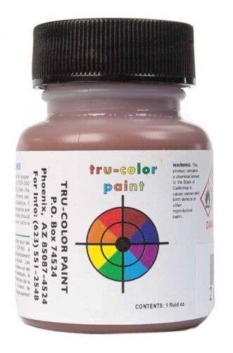 Flat Brushable Color Acrylic Paint 1oz 29.6ml -- Native American Flesh, All Scales, Tru-Color Paint 865