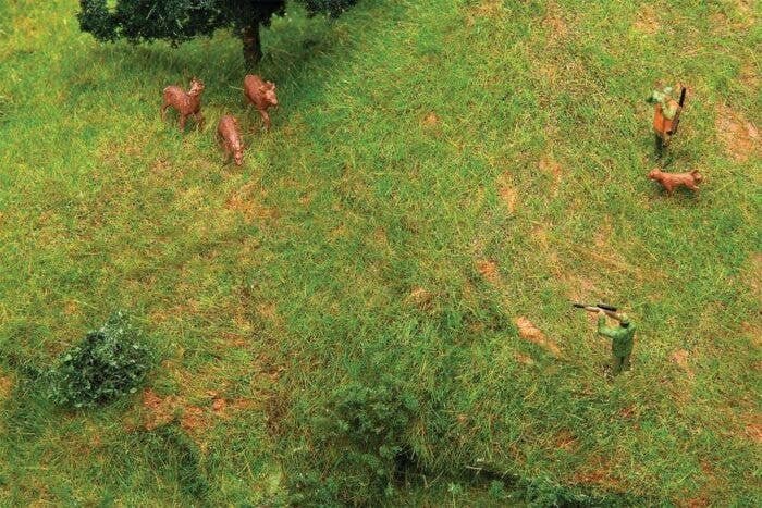 2 Hunters and 4 Deer, HO, Faller Gmbh 151702