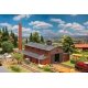 Factory with Brick Chimney -- Kit - 8-5/8 x 5-13/16 x 5-1/2′ 22 x 14.8 x 14cm, N, Faller Gmbh 231720