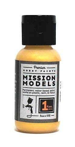 Water-Based Acrylic Paint 1oz 29.6ml -- MMP-164 Color Change Gold, All Scales, Mission Models 164